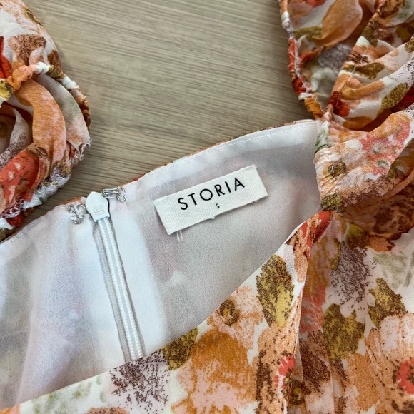 Red Dress Boutique Floral Orange Dress - Picture 3 of 3